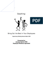 Coaching:: Bring Out The Best in Your Employees