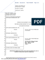 Synvasive Technology, Inc. v. Stryker Corporation - Document No. 31