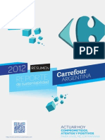 Reporte de Sustentabilidad de Carrefour 2012