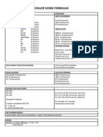 Chiller Sizing Formulas: Injection Molding Extrusion