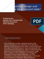 Concert Halls by Group 5