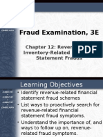 Fraud Examination, 3E: Chapter 12: Revenue-And Inventory-Related Financial Statement Frauds