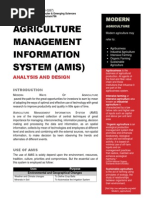 Agriculture Management Information System (AMIS)