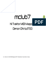 DN S3700 MIDI Mapping Description Traktor V1 4 Mclub7