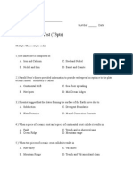 Plate Tectonics Test