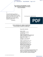 Weinberg v. National Football League Players Association Et Al - Document No. 30