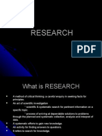 What Is Research