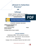 "Recruitment & Selection Process" of Infosys: New Delhi-110055, India Landmark: Near Jhandewalan Metro Station