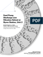 Feed Pump Discge Line Vibration Solvedhar