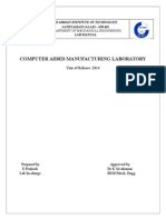 CAM Lab Manual - 2014