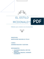 Trabajo Sobre Mac Donalds