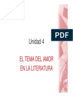 El Tema Del Amor en La Literatura PDF