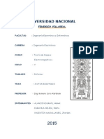 Informe de Motor Electrico