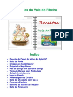 Livro de Receitas Do Vale Do Ribeira