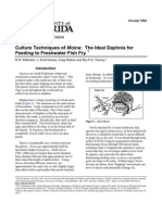 Culture Techniques of Feeding To Freshwater Fish Fry: Moina: The Ideal Daphnia For