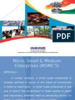 Micro, Small &amp Medium Enterprises (MSME'S