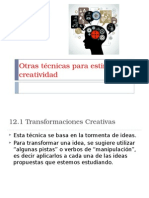 Capitulo 12 Pensamiento Creativo