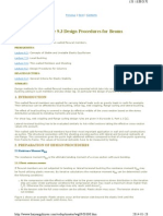 Lecture 9.3 Design Procedures For Beams: Objective/Scope