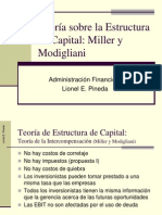 Estructura de Capital (Miller & Modigliani)