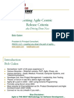 Agile Release Criteria