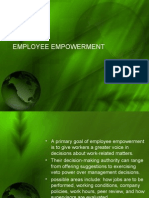 Employee Empowerment