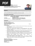 James Dan R Fontamillas Resume (Civil)