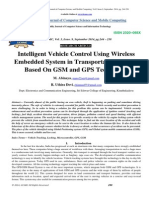 Intelligent Vehicle Control Using Wireless Embedded System in Transportation System Based On GSM and GPS Technology