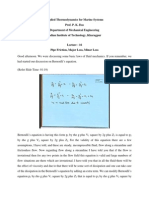 Applied Thermodynamics For Marine Systems Prof. P. K. Das Department of Mechanical Engineering Indian Institute of Technology, Kharagpur