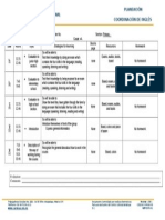 Planeación Semanal Coordinación de Inglés: Date Hours Topic Strategies For Learning Book's Resources Homework