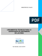 Lineamientos Tecnicos Supervision Enfermeria Riiss 31012014