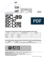 Pioneer SC-87,89, LX78, LX88 PDF