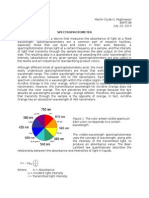 Clin. Chem. Assignment - Spectrophotometer