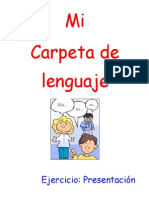 Carpeta de Lenguaje