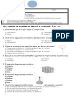 Evaluacion Final La Materia y Sus Transformaciones