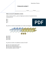 Evaluación de Matemática