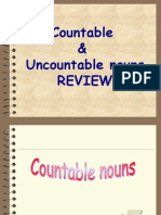 Countable and Uncountable Nouns