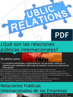 Relaciones Públicas Internacionales