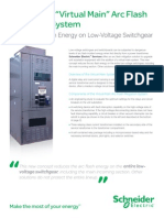 Switchgear "Virtual Main" Arc Flash Mitigation System