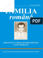 Familia Romana - Festivalul Coral International Liviu Borlan