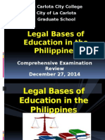 Legal Foundation of Education in The Phil