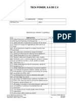 Lista de Verificacion Seguridad Industrial 