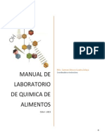 Manual Laboratorio Química de Alimentos