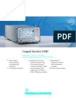 Rohde&Schwarz ESMC HF Reciever Datasheet