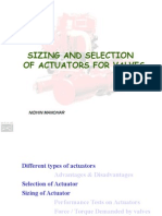 Sizing and Selecting Actuators For Valves