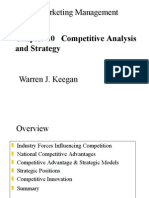 Global Marketing Management: Chapter 10 Competitive Analysis and Strategy