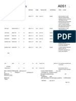 Piping Class: REV Description Size Rating END Tag/Sche Material Trim Code Complemen