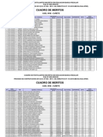 Cuadro de Merito de Educacion Primaria