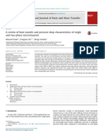 A Review of Heat Transfer and Pressure Drop Characteristics of Single and Two Phase Flow