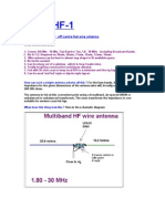 The MHF-1 Multiband Wire Antenna Rev A