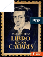 Libro de Los Cantares - Heinrich Heine